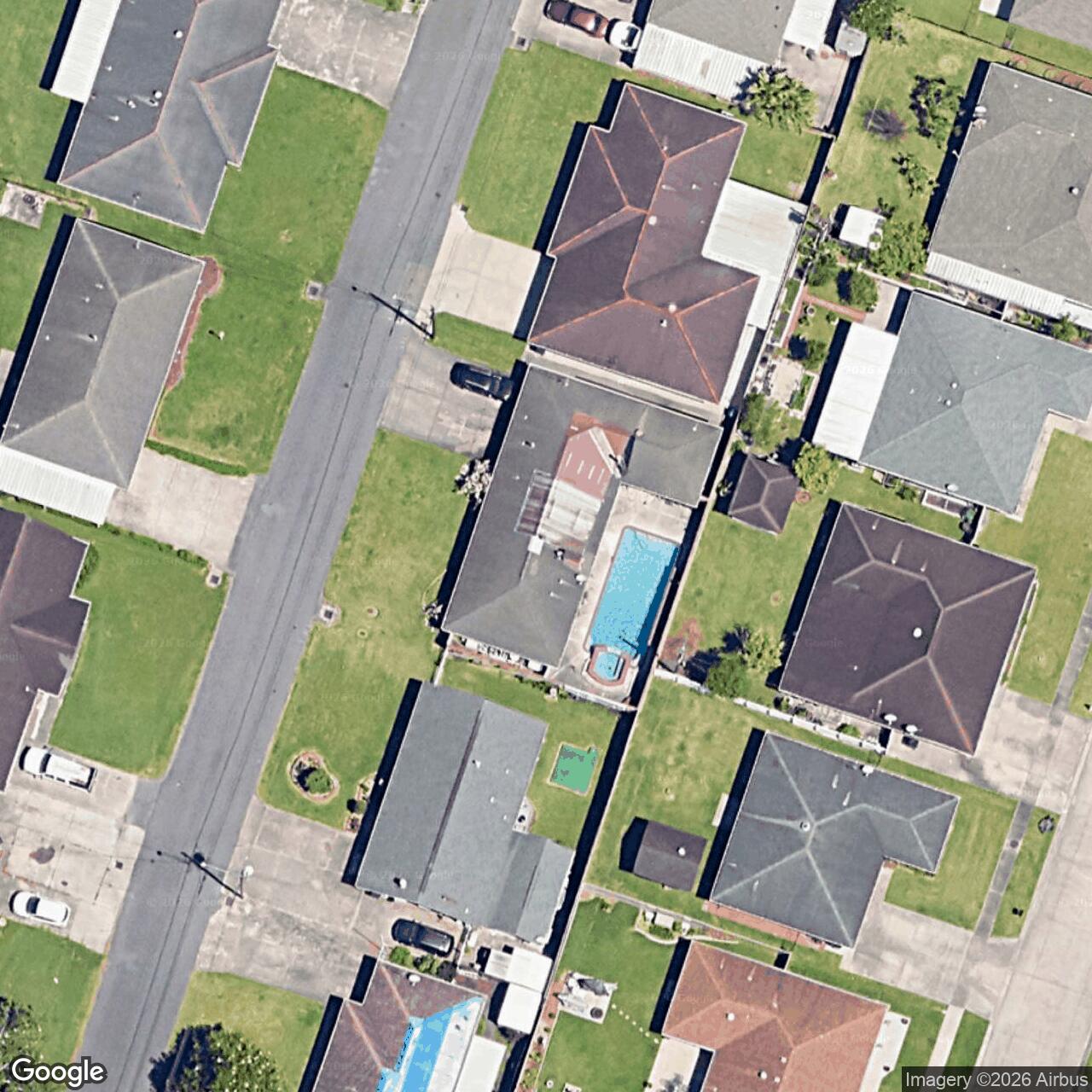 Satellite View for 1113 Joyce St, Marrero, LA 70072