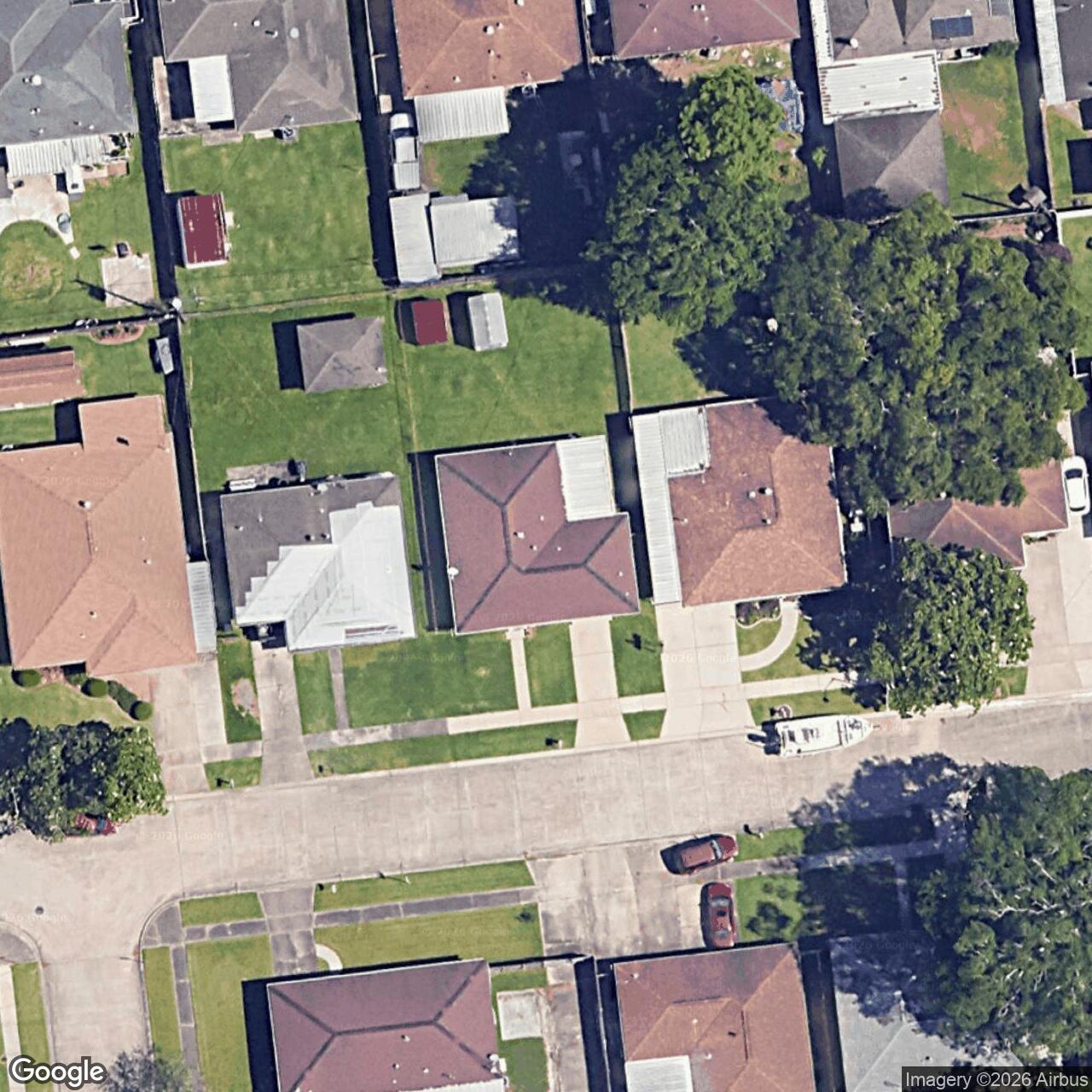 Satellite View for 2616 Bay Adams Dr, Marrero, LA 70072
