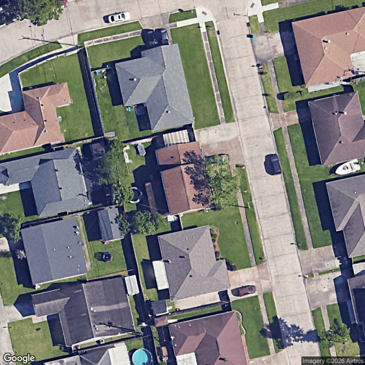 Satellite View for 1540 Curtis St, Harvey, LA 70058