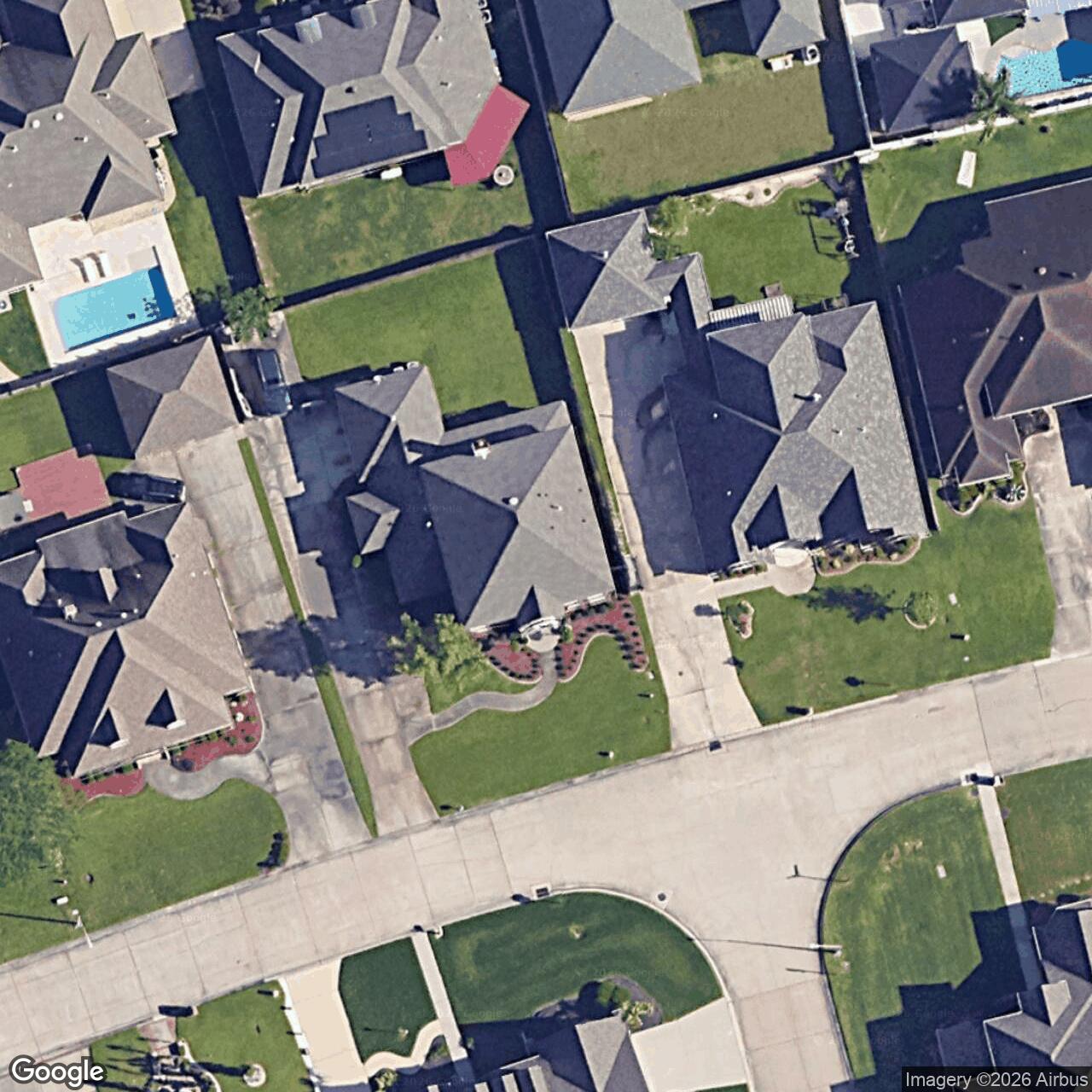 Satellite View for 3407 Heatherwood Dr, Harvey, LA 70058