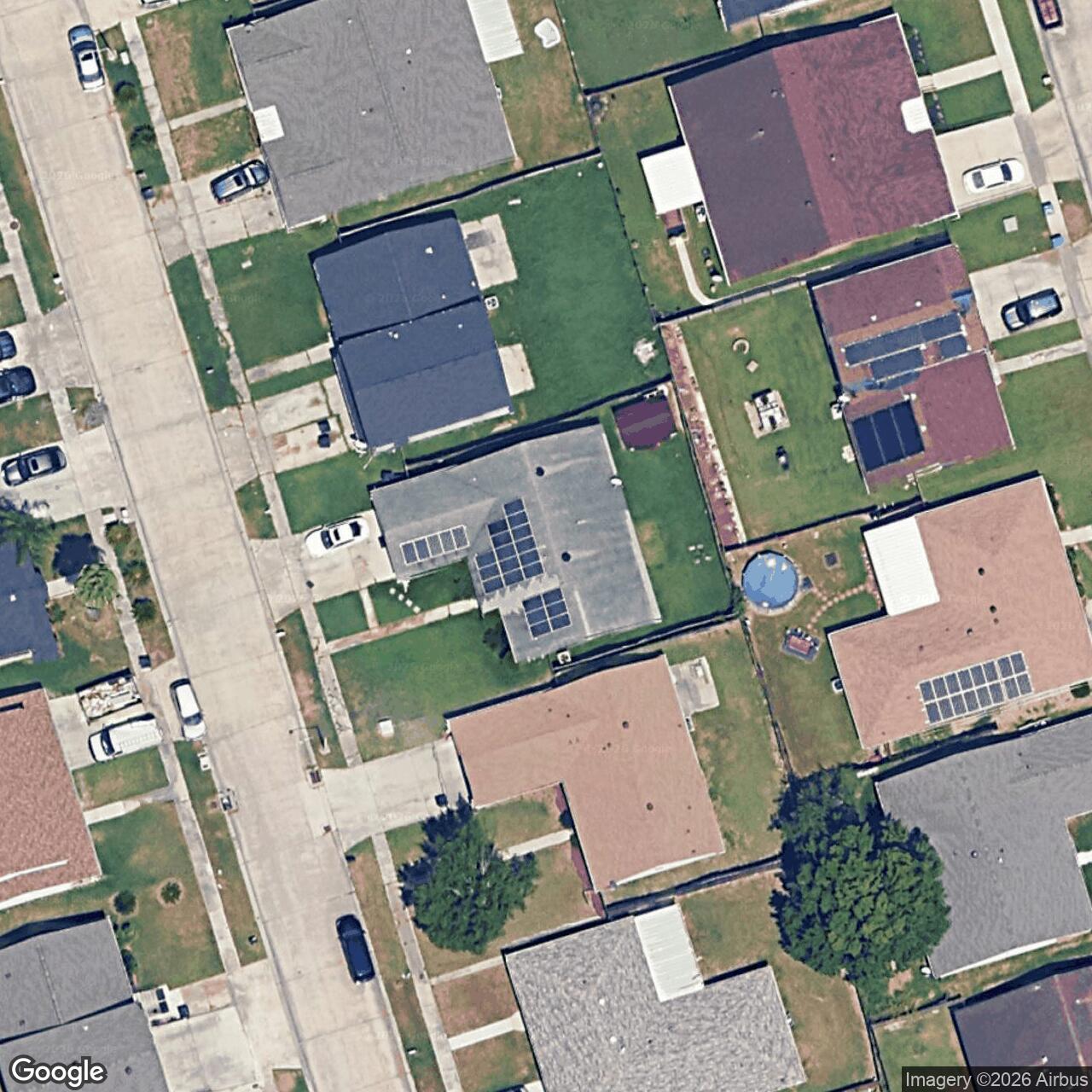 Satellite View for 3157 Sweet Gum Dr, Harvey, LA 70058