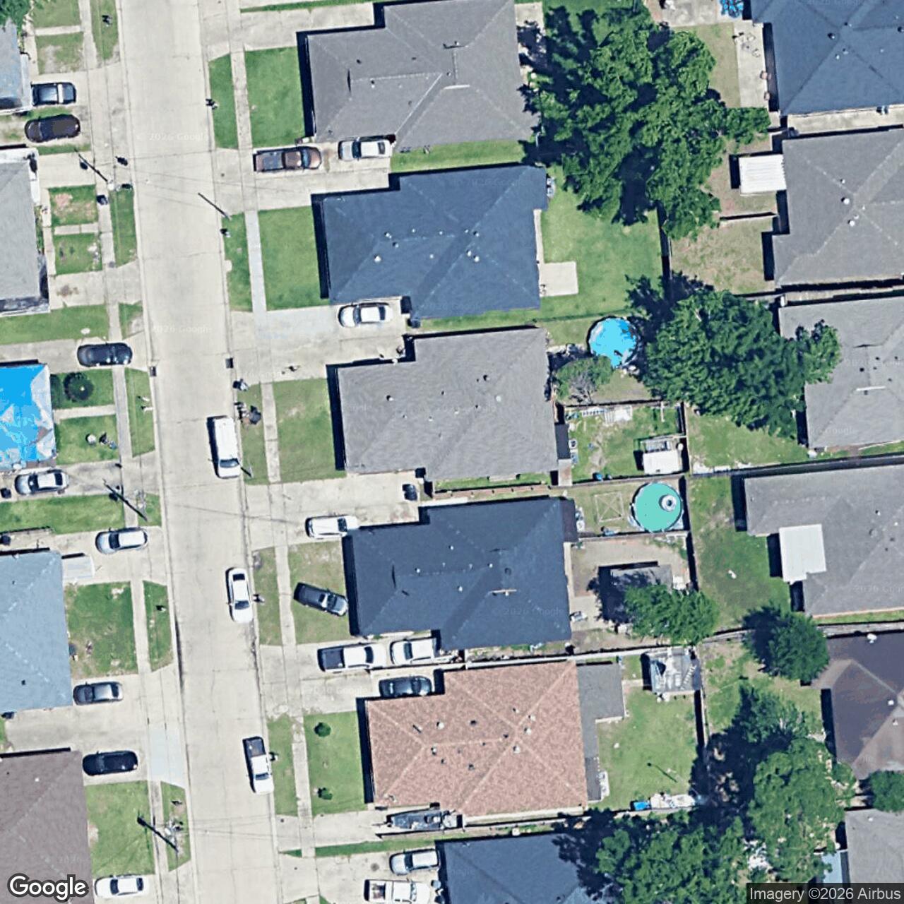 Satellite View for 2616 Jasper St, Kenner, LA 70062