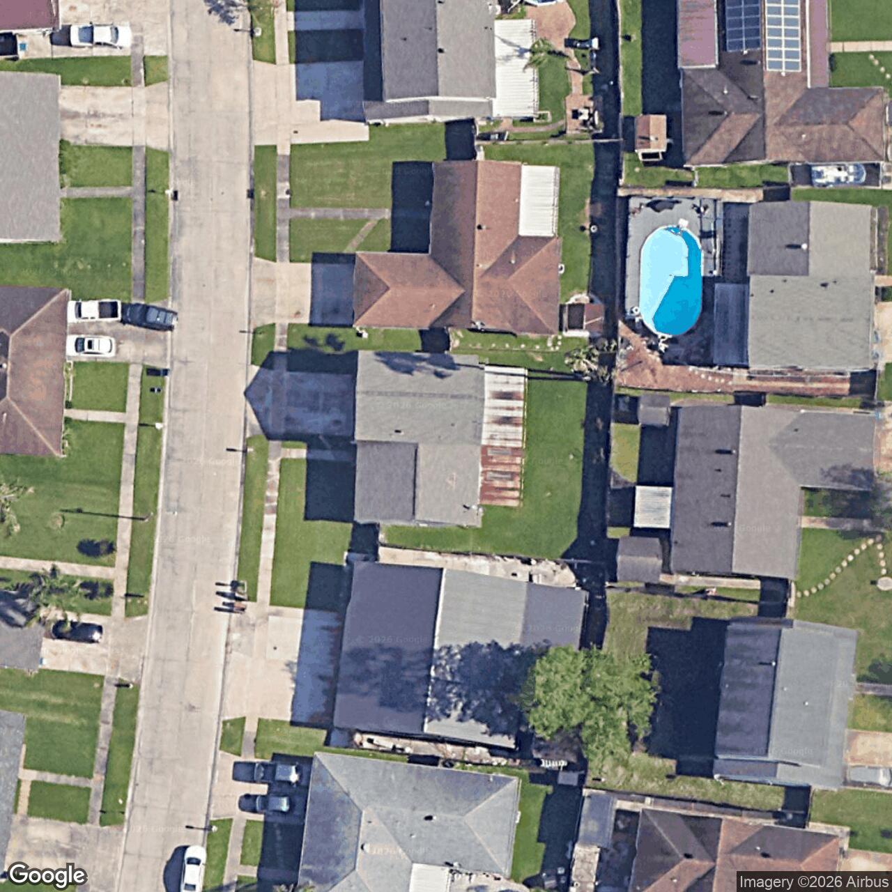 Satellite View for 2537 W Friendship Dr, R Harvey, LA 70058