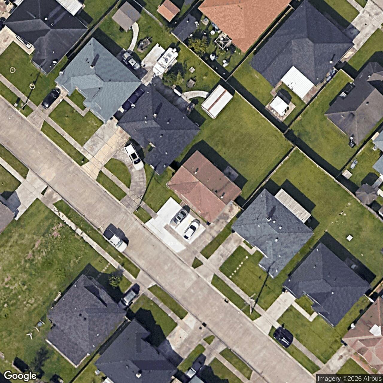 Satellite View for 29 Honeysuckle Ln, Waggaman, LA 70094