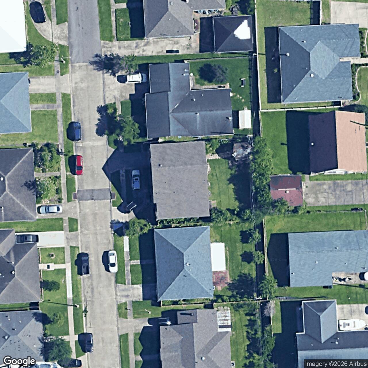 Satellite View for 2509 Belmont Pl, Metairie, LA 70001