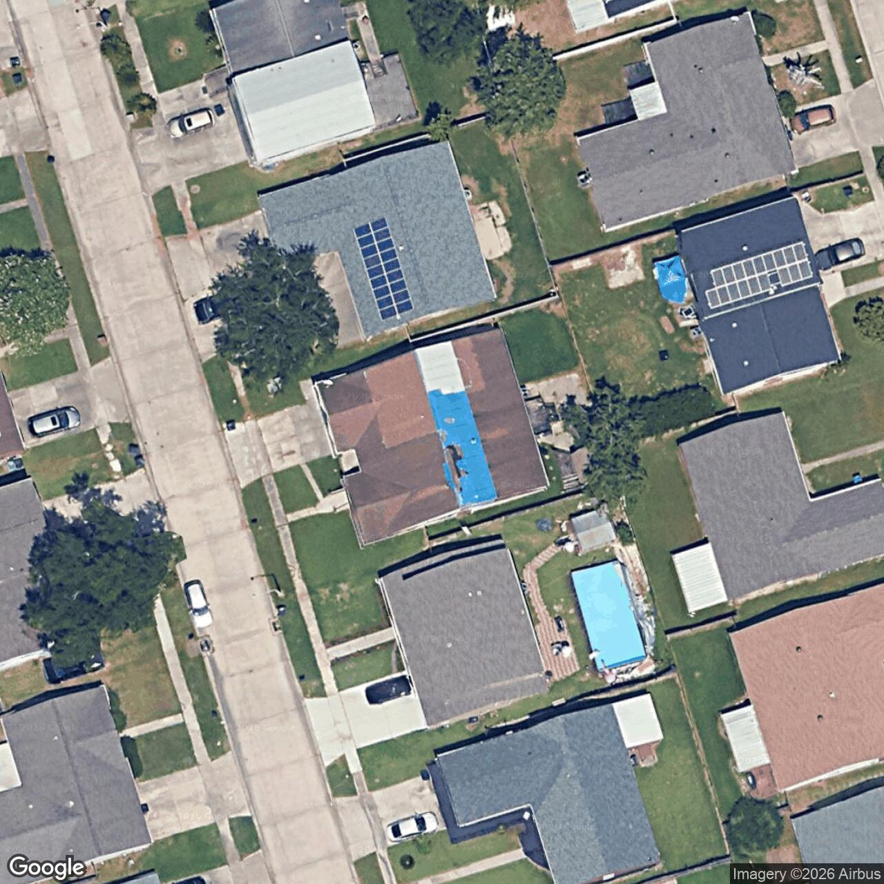 Satellite View for 3137 Keithway Dr, Harvey, LA 70058