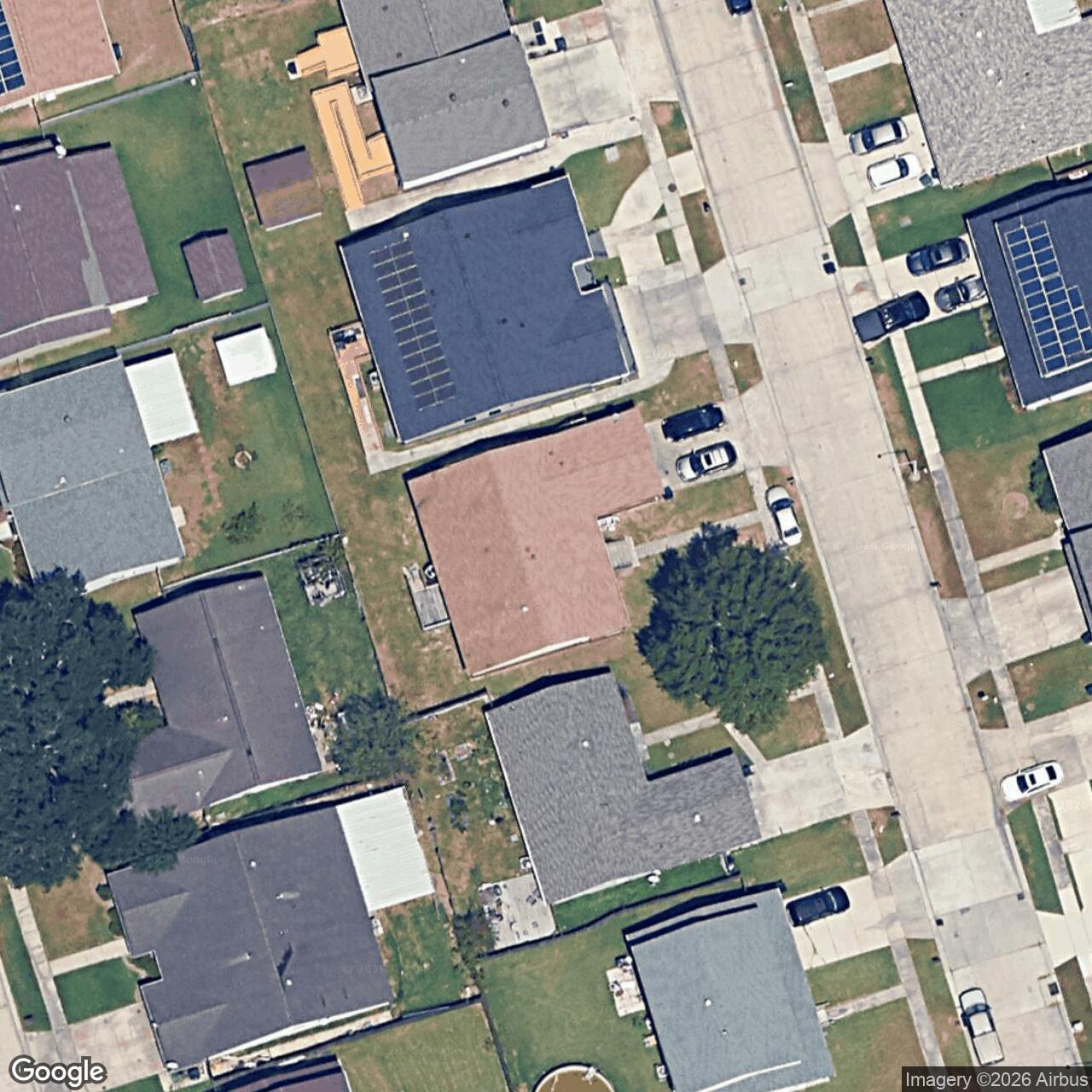 Satellite View for 3168 Sweet Gum Dr, Harvey, LA 70058