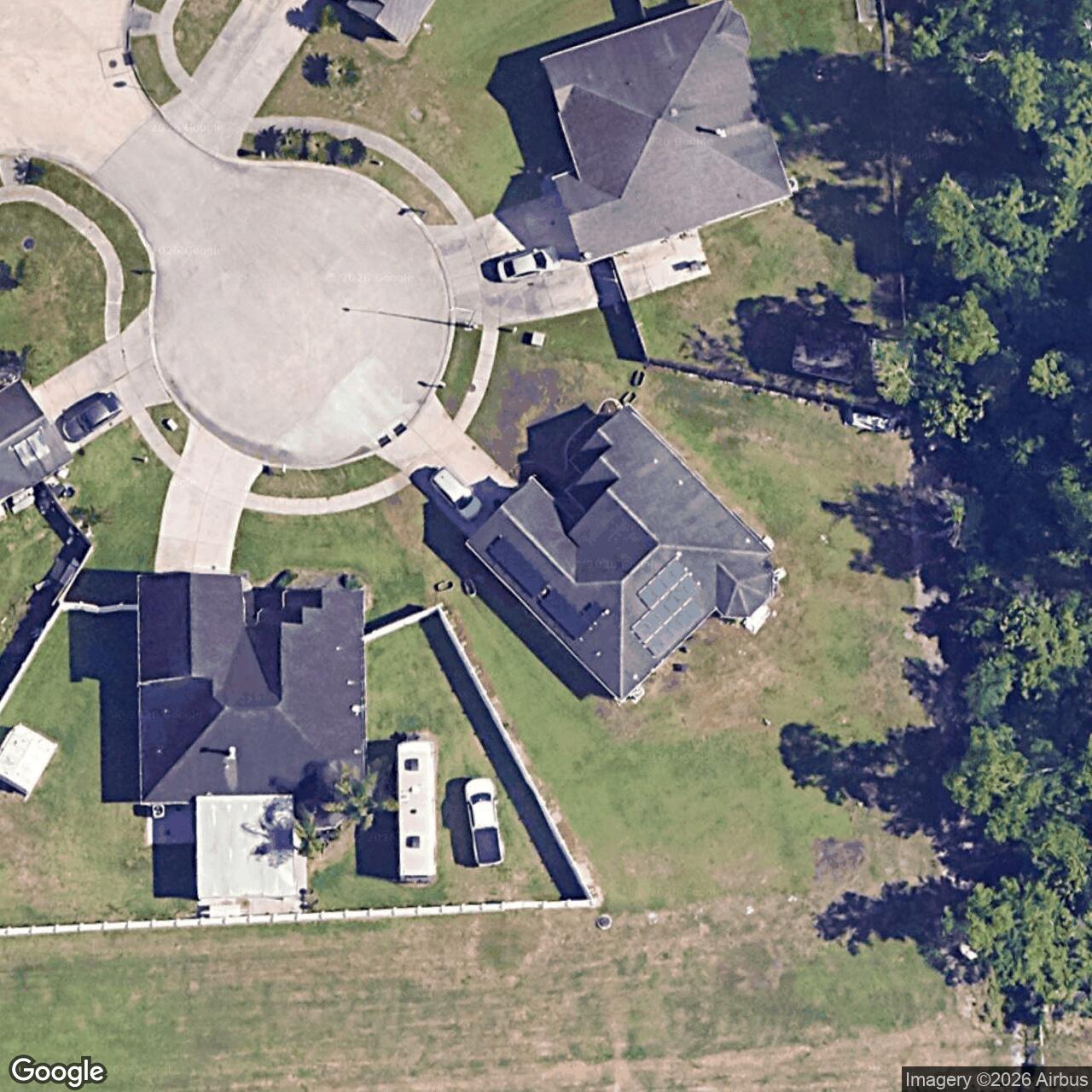 Satellite View for 2809 Jared Ln, Marrero, LA 70072