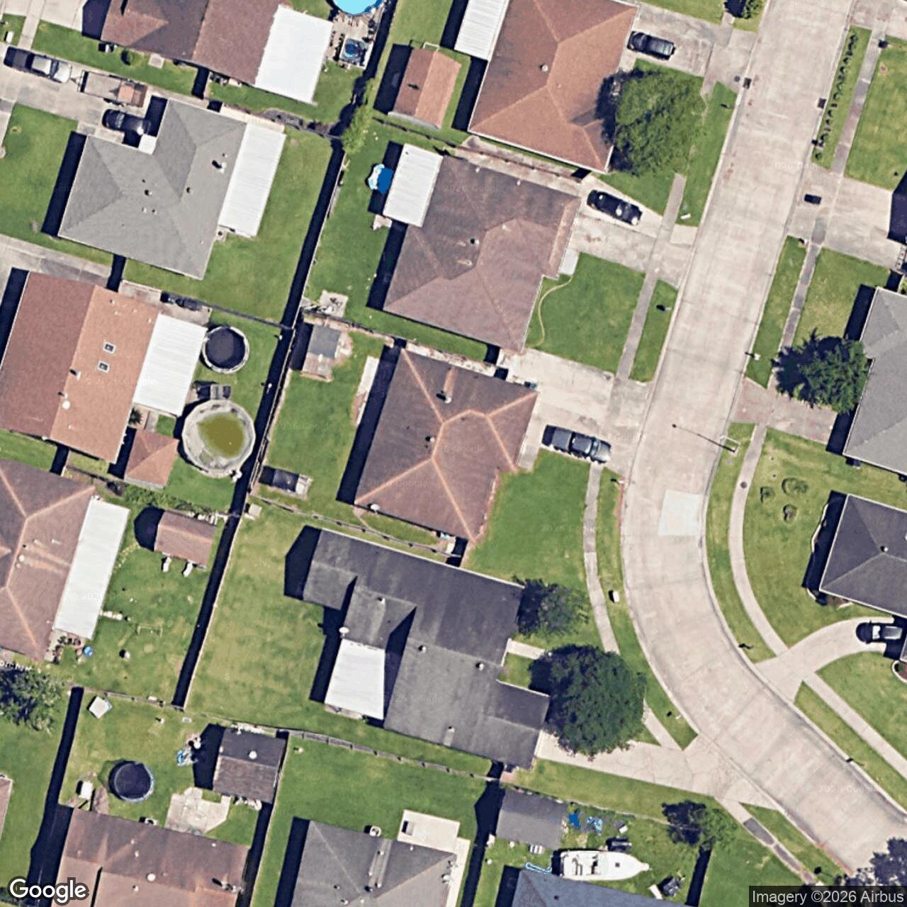 Satellite View for 3120 Gatt Dr, Marrero, LA 70072