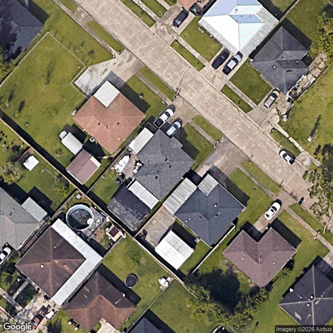 Satellite View for 312 Blossom Ct, Waggaman, LA 70094