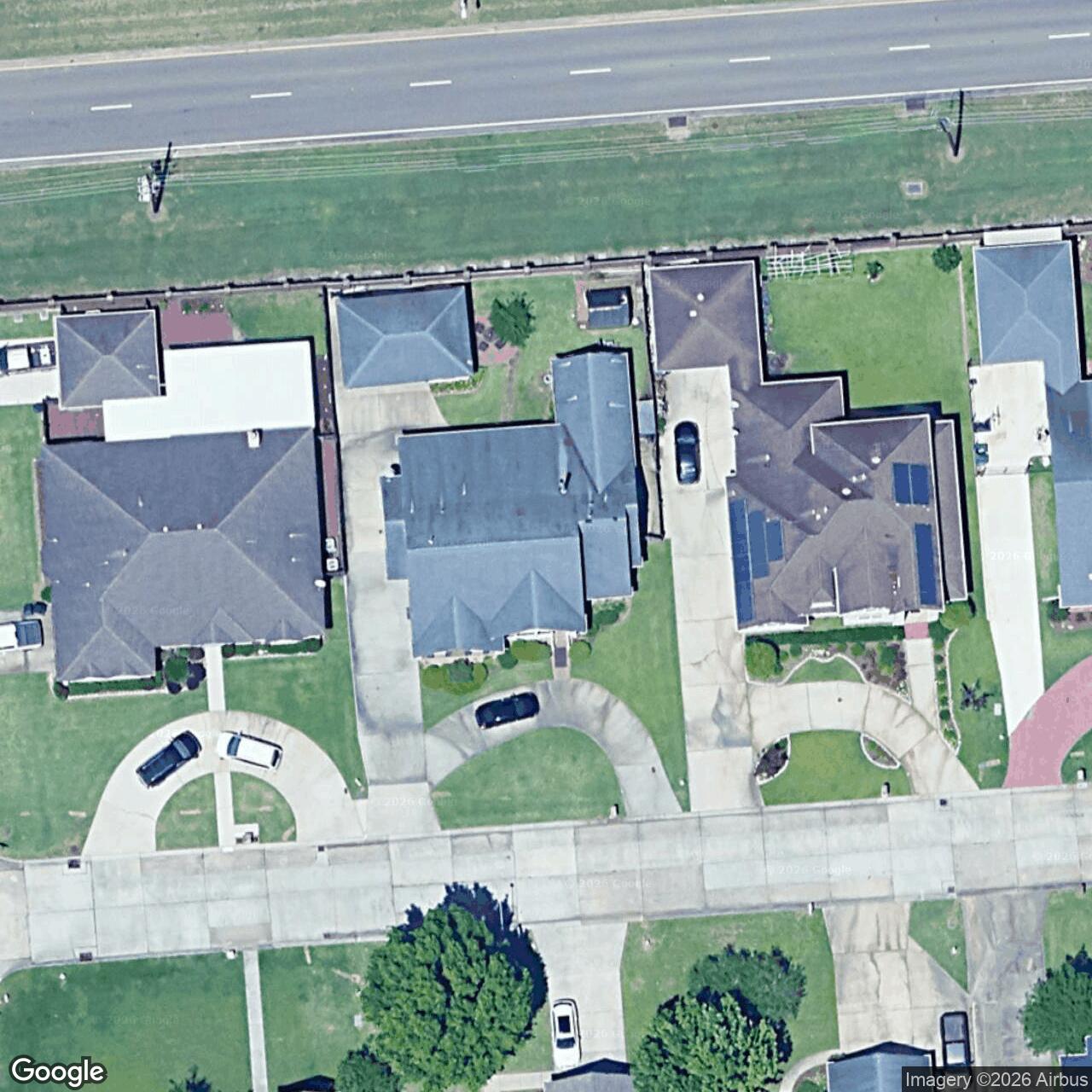 Satellite View for 1125 Lake Louise Dr, Gretna, LA 70056