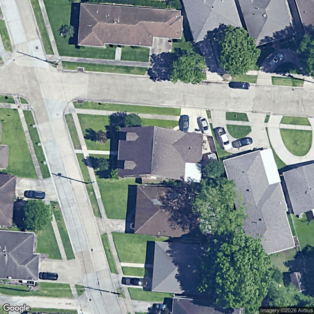 Satellite View for 3621 Kent Ave, Metairie, LA 70002