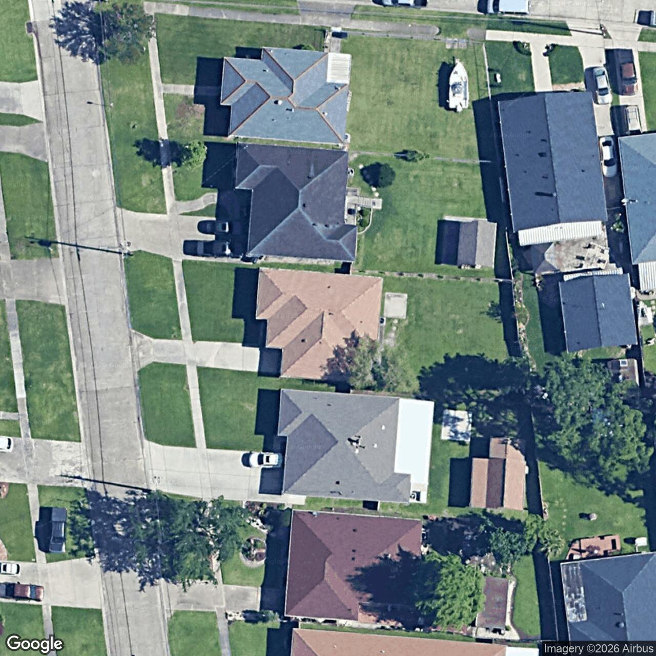Satellite View for 3413 Lake Des Allemands Dr, Metairie, LA 70002