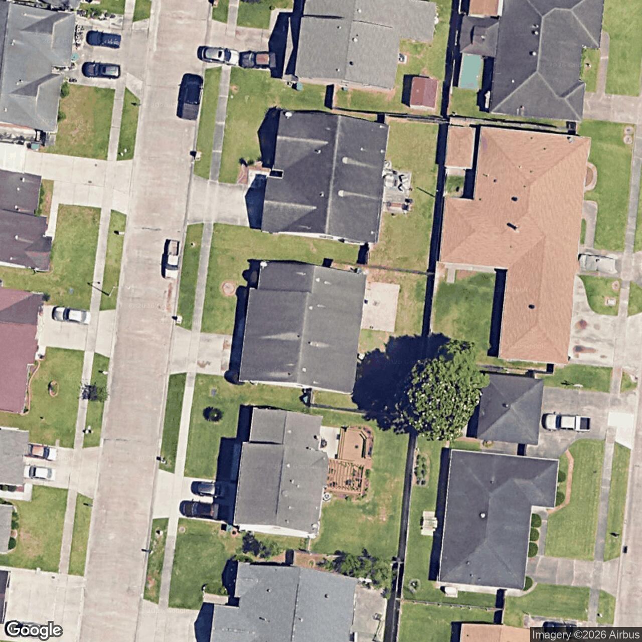 Satellite View for 1133 Santa Maria Dr, Marrero, LA 70072