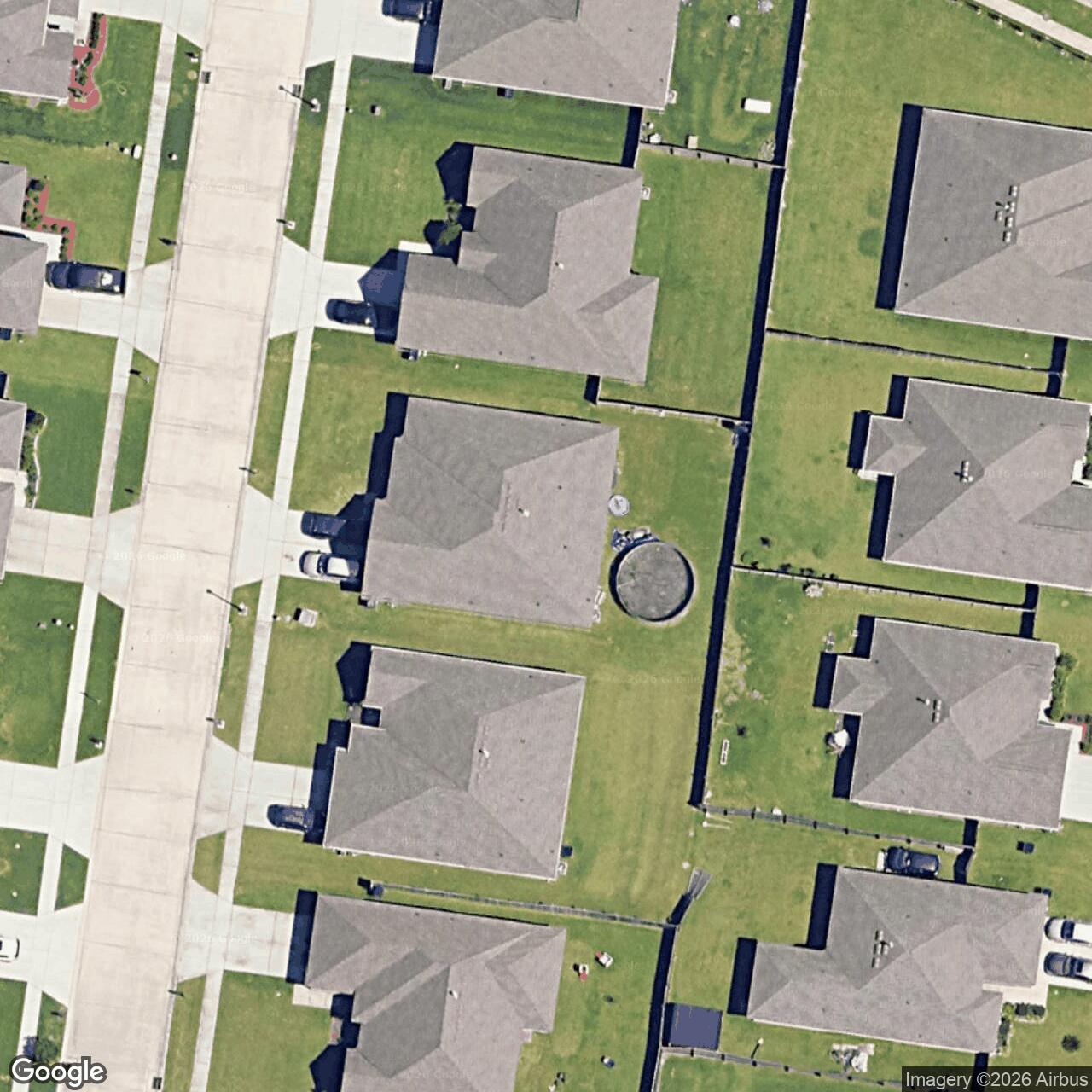 Satellite View for 1523 Wild Oak Ln, Marrero, LA 70072