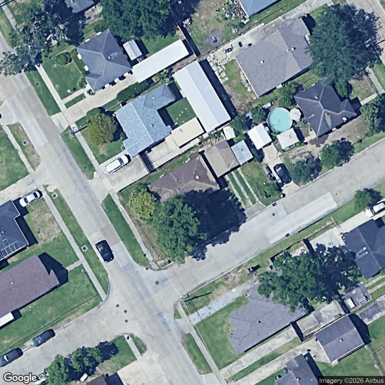 Satellite View for 2221 Claire Ave, Gretna, LA 70054