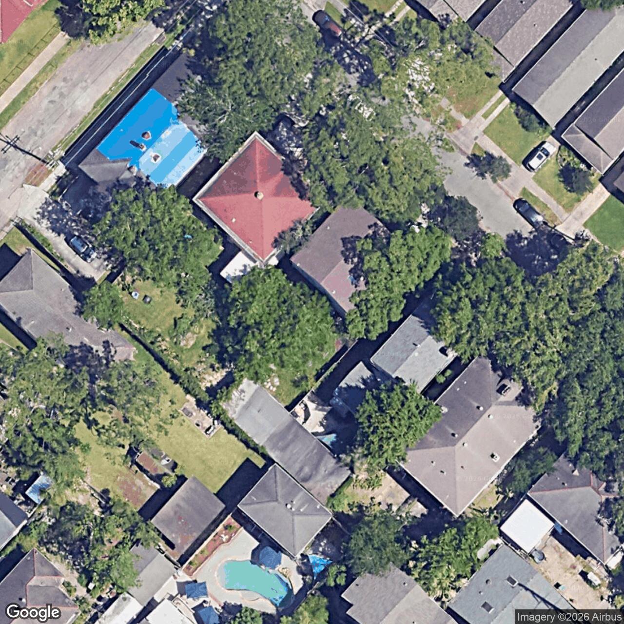 Satellite View for 8424 Sycamore St, New Orleans, LA 70118