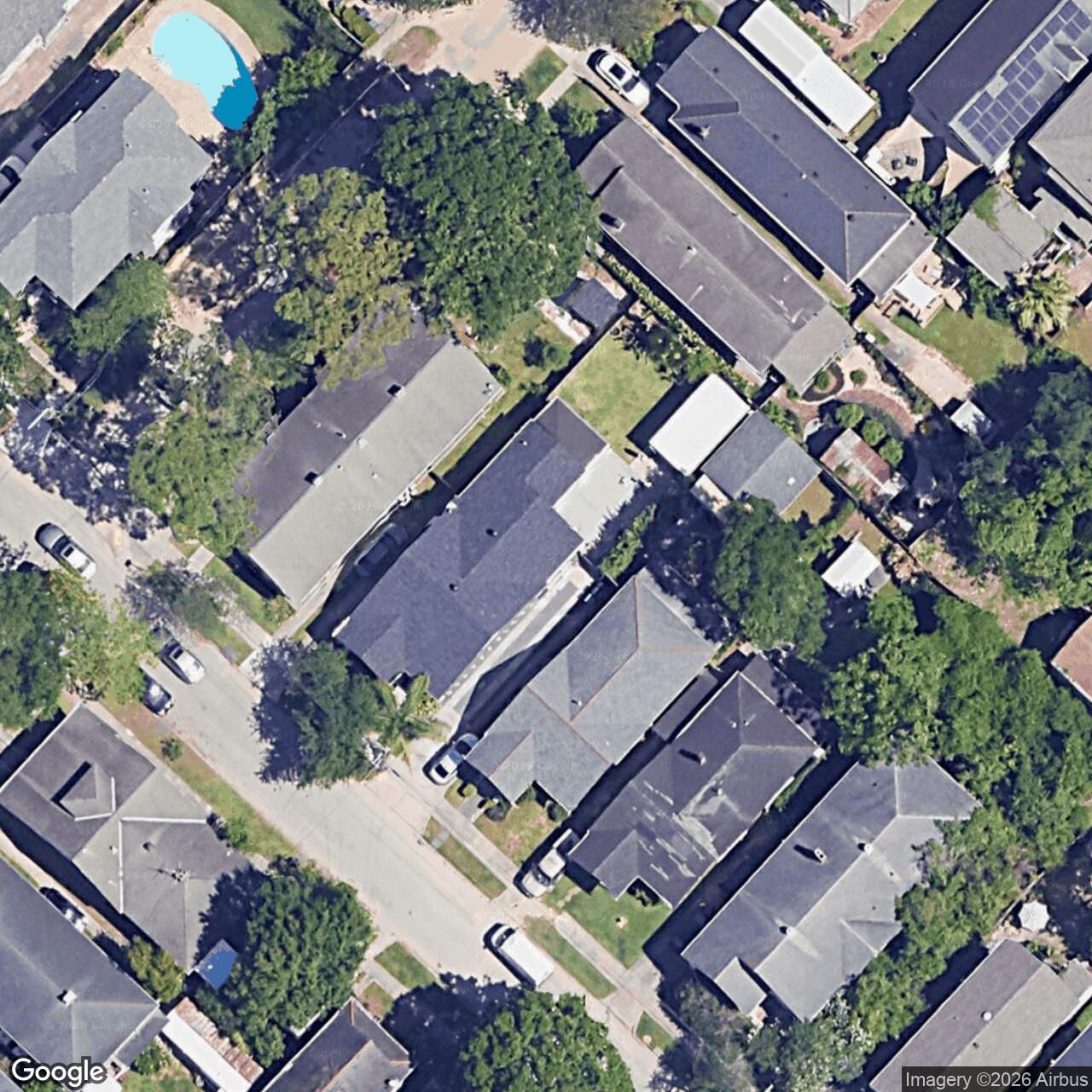 Satellite View for 7927 Panola St, New Orleans, LA 70118