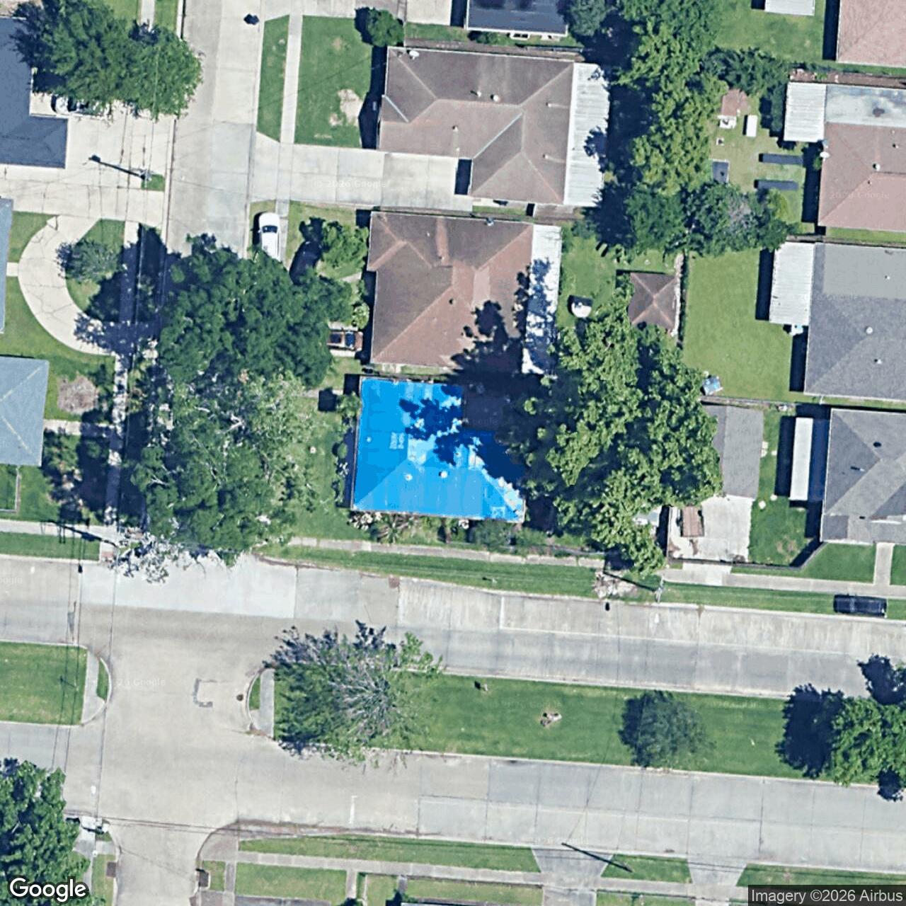 Satellite View for 2100 Kentucky Ave, Kenner, LA 70062