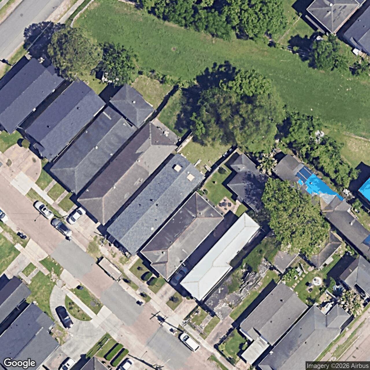 Satellite View for 8817 Oleander St, New Orleans, LA