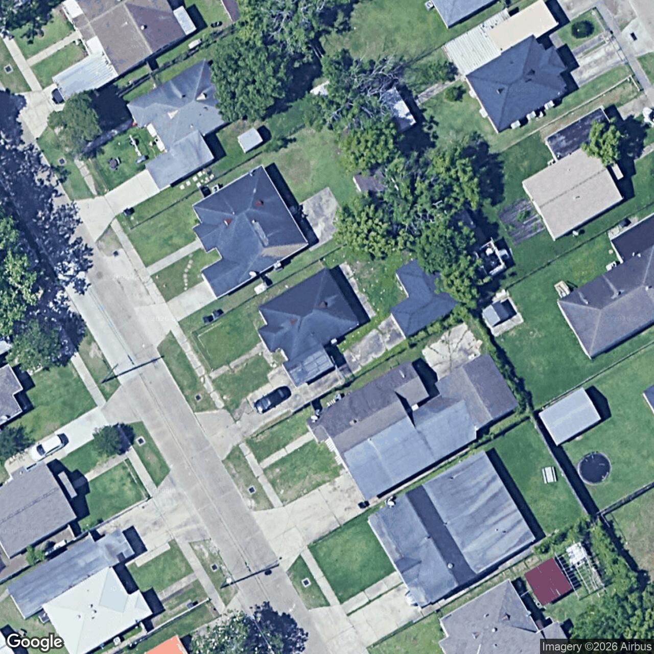 Satellite View for 2401 Hero Dr, Gretna, LA 70053
