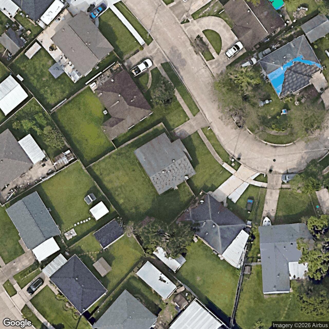 Satellite View for 12 Halle Pl, Waggaman, LA 70094
