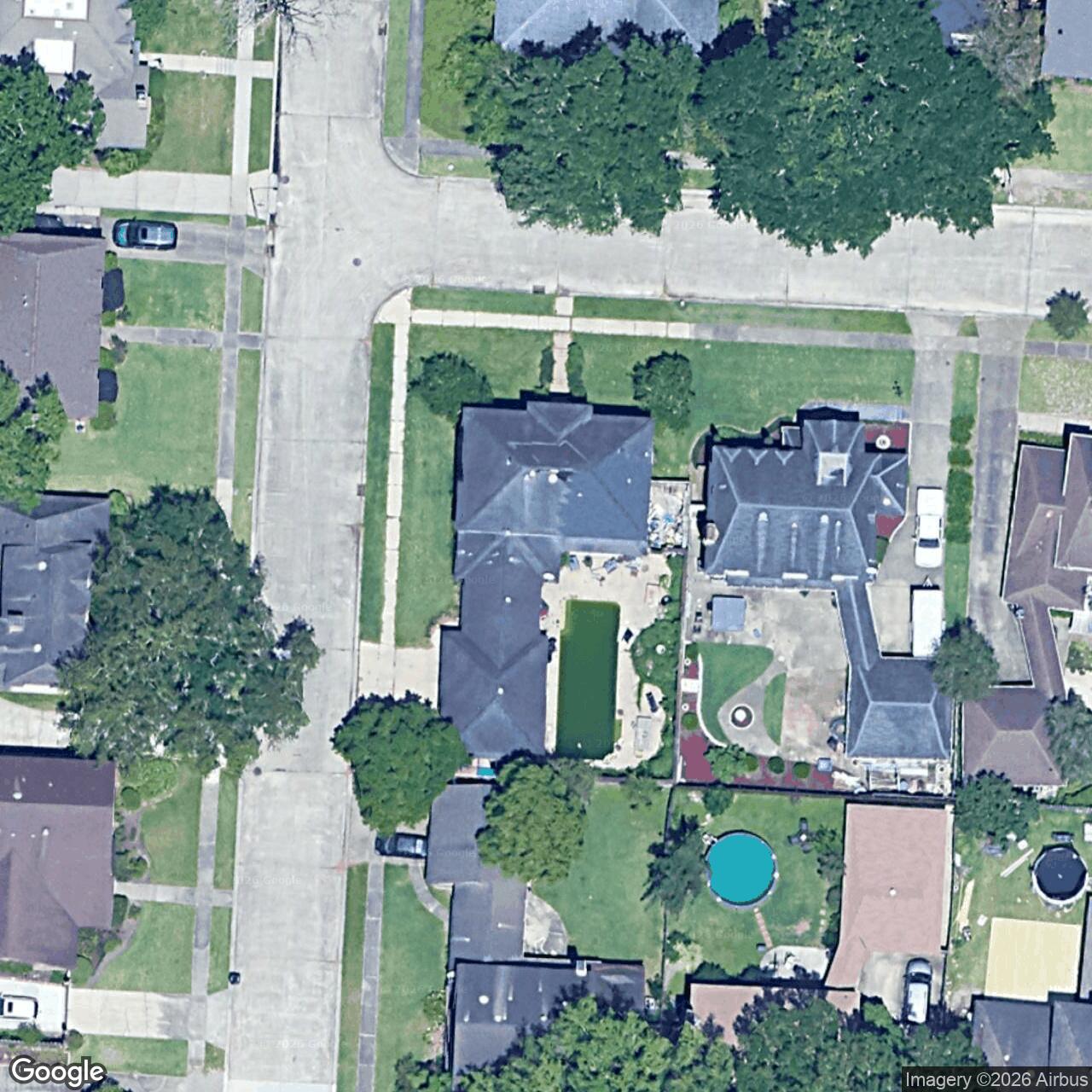 Satellite View for 3501 Pin Oak Av, New Orleans, LA