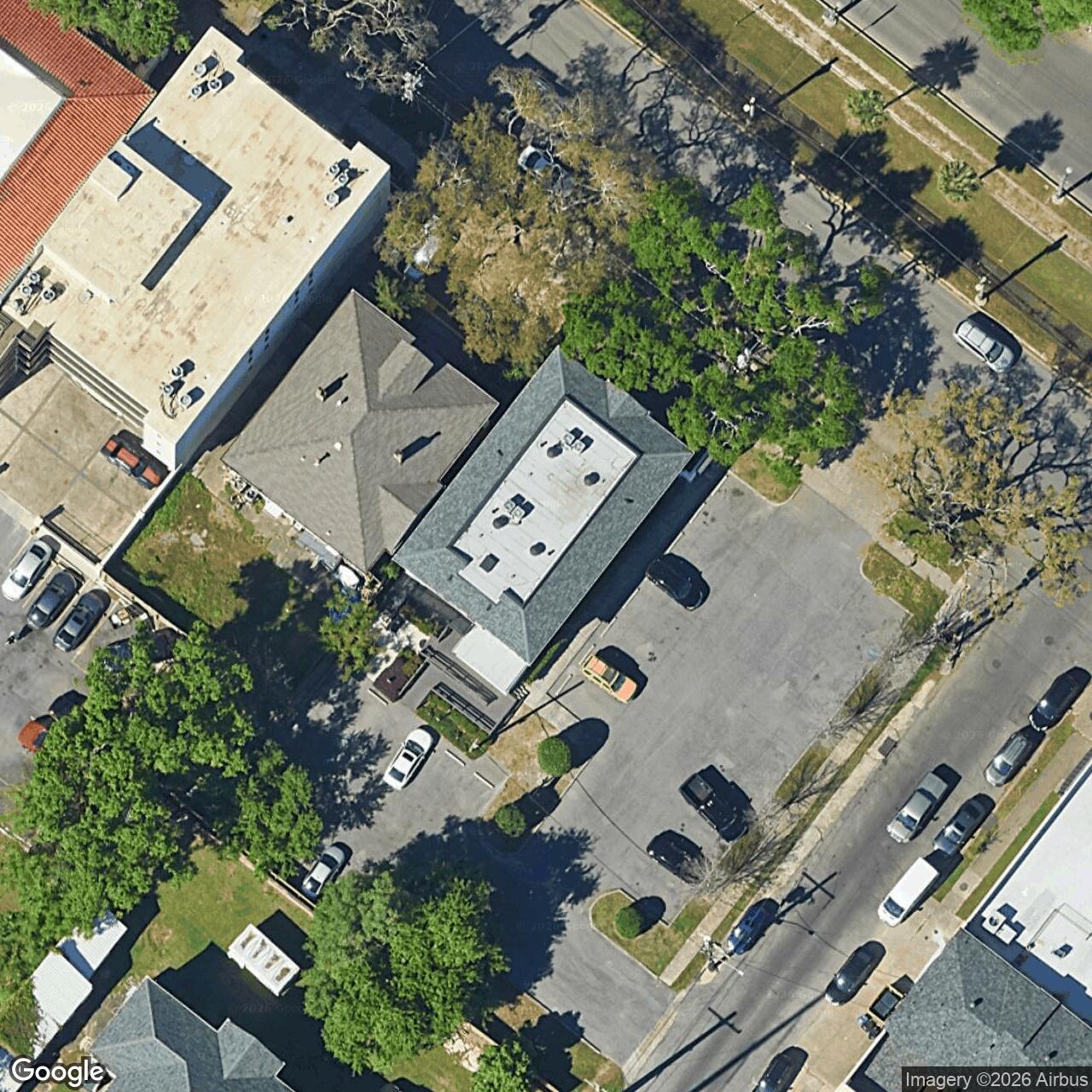 Satellite View for 2912 Canal St, New Orleans, LA 70119