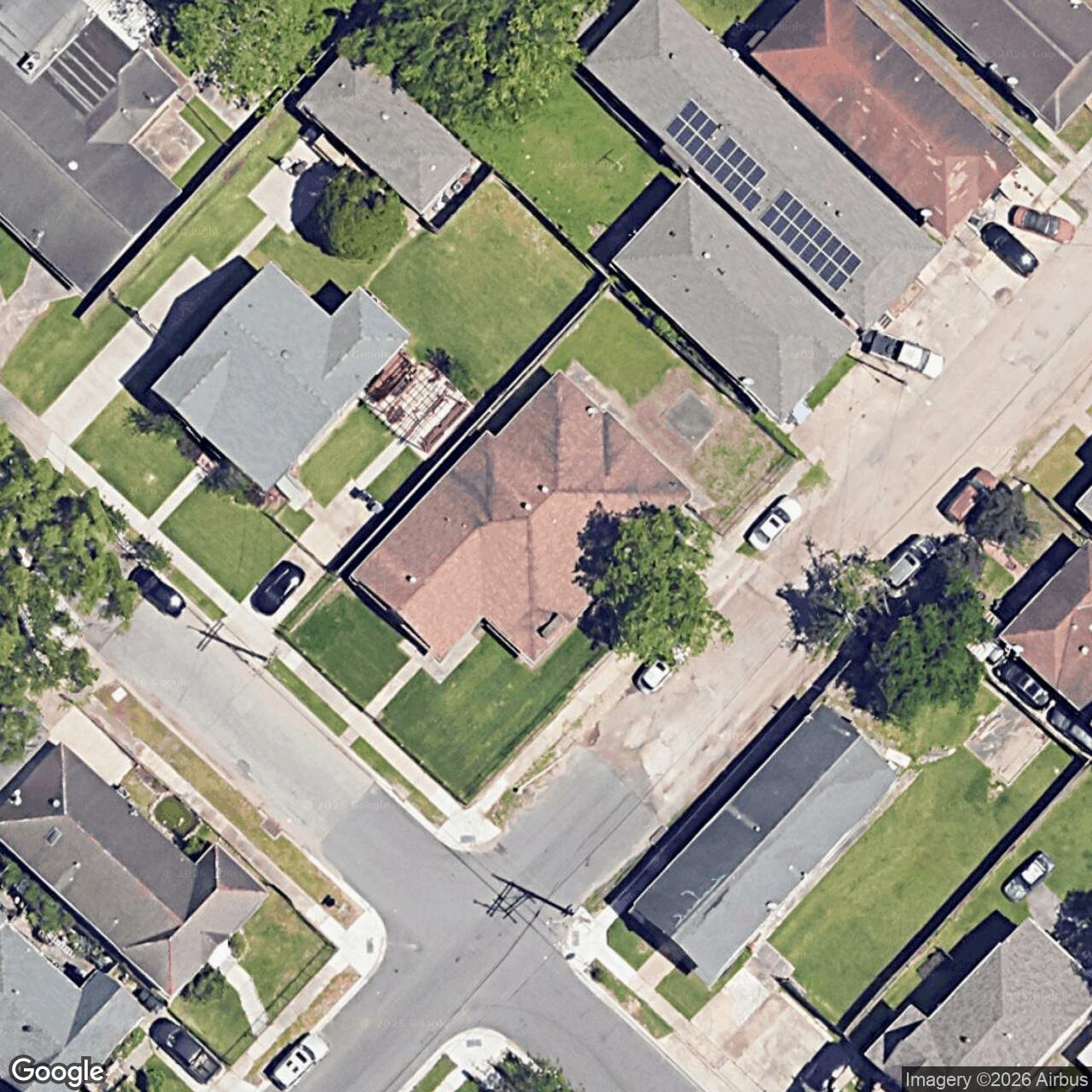 Satellite View for 9101 Apple St, New Orleans, LA 70118