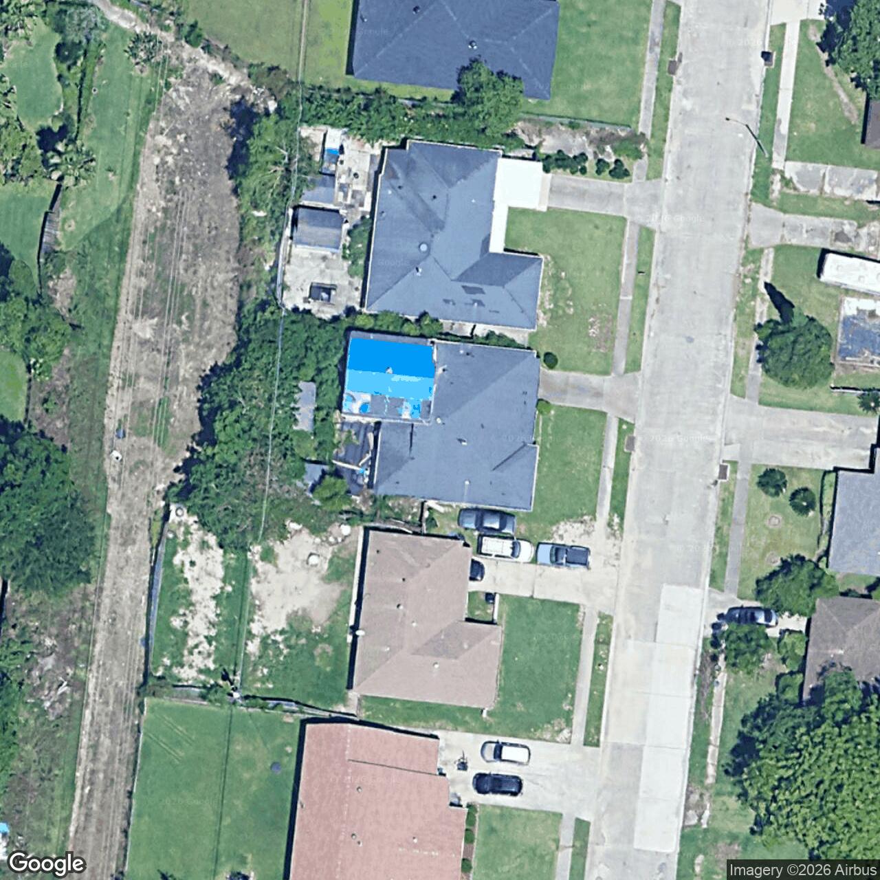 Satellite View for 3311 Blair St, New Orleans, LA 70131