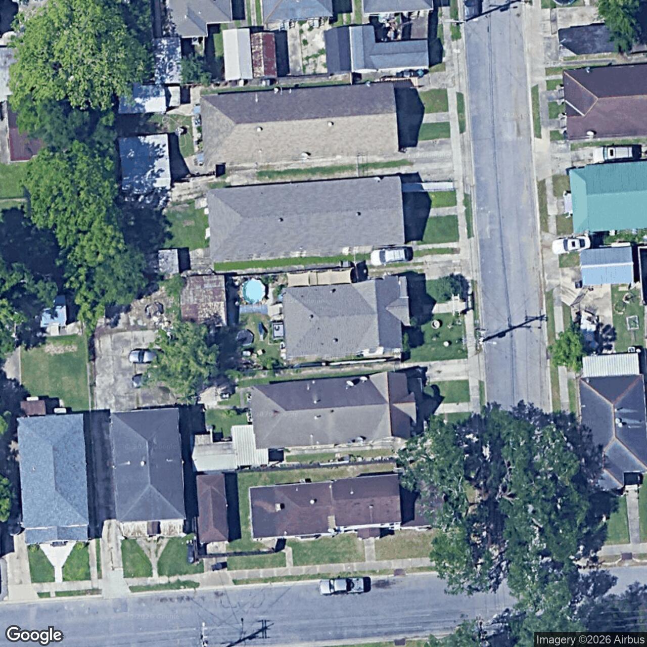 Satellite View for 3614 Touro St, New Orleans, LA 70122