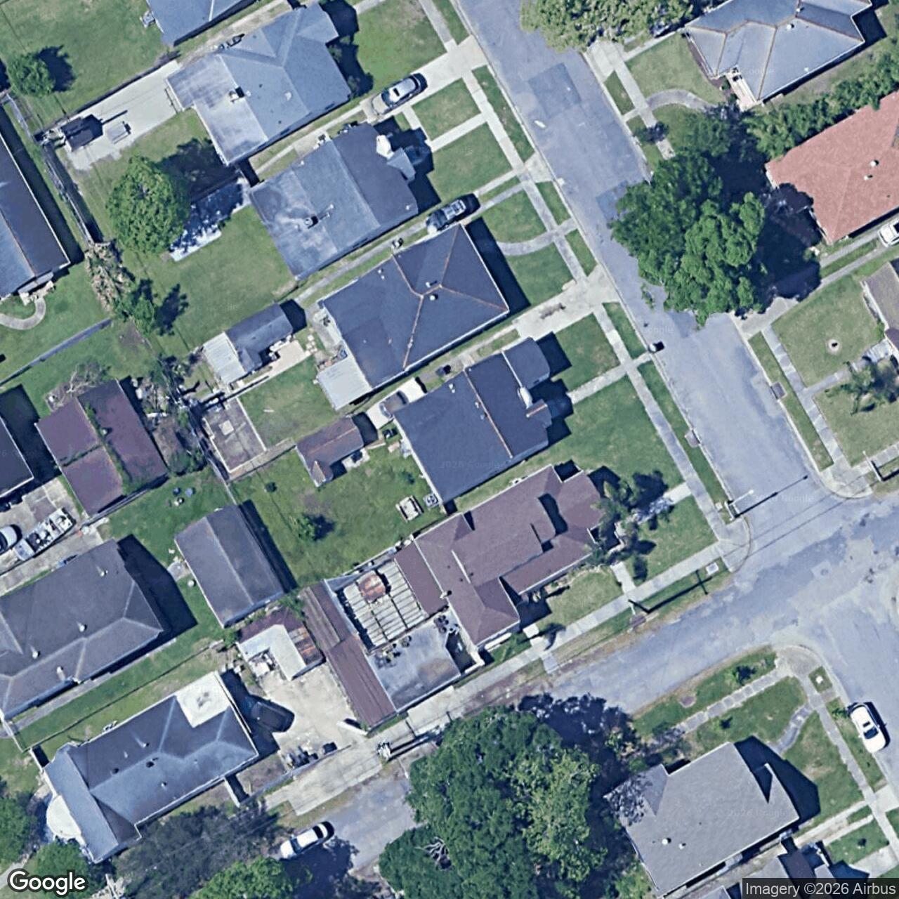Satellite View for 3806 Piedmont Dr, New Orleans, LA 70122