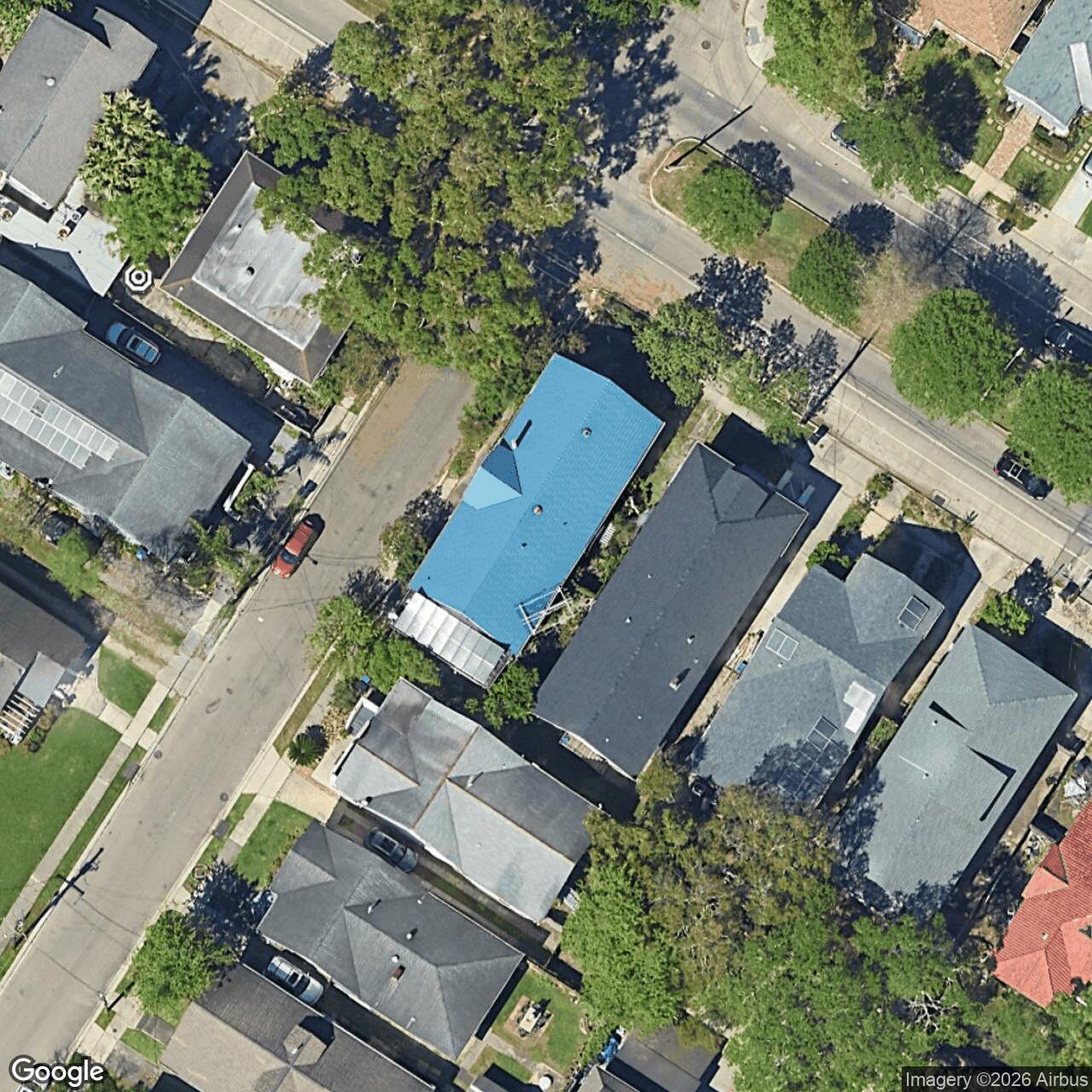 Satellite View for 4128 Fontainebleau Dr, New Orleans, LA 70125
