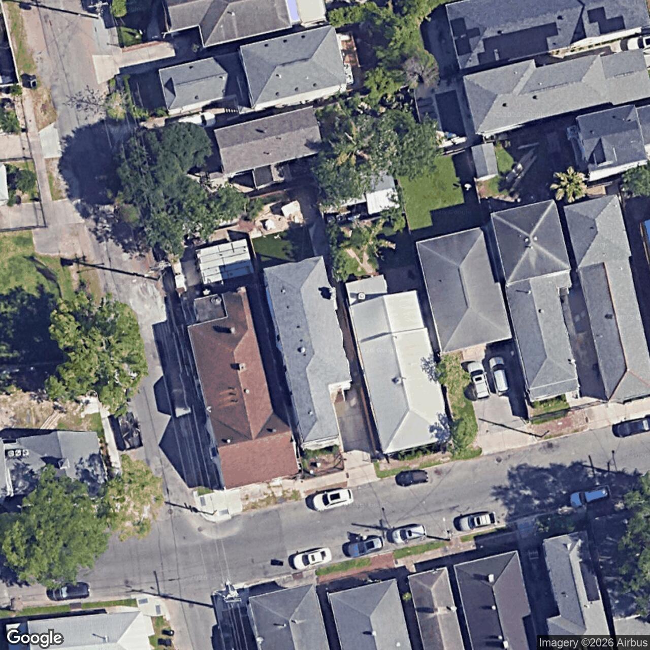 Satellite View for 3825 Constance St, New Orleans, LA 70115