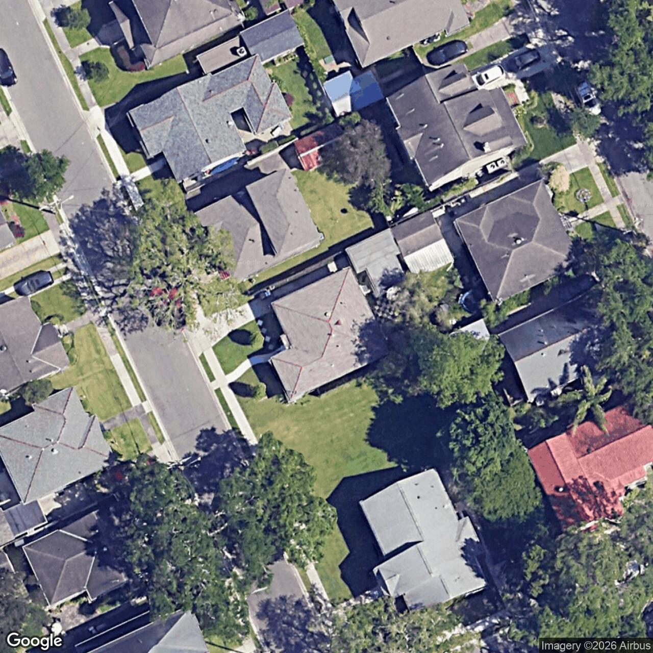 Satellite View for 139 Middle Park Pl, New Orleans, LA 70124