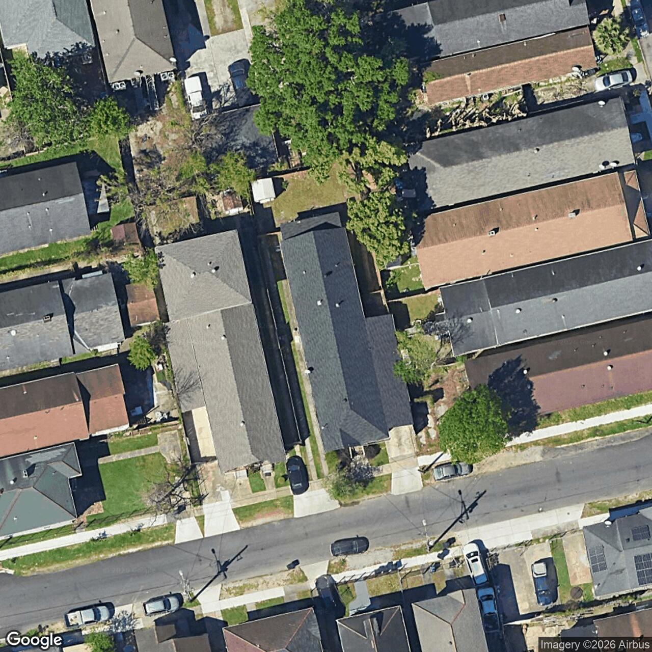 Satellite View for 4021 S Derbigny St, New Orleans, LA 70125