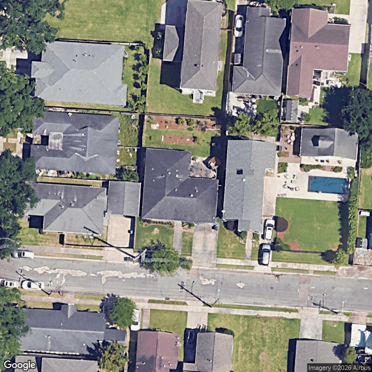 Satellite View for 429 36th St, New Orleans, LA 70124