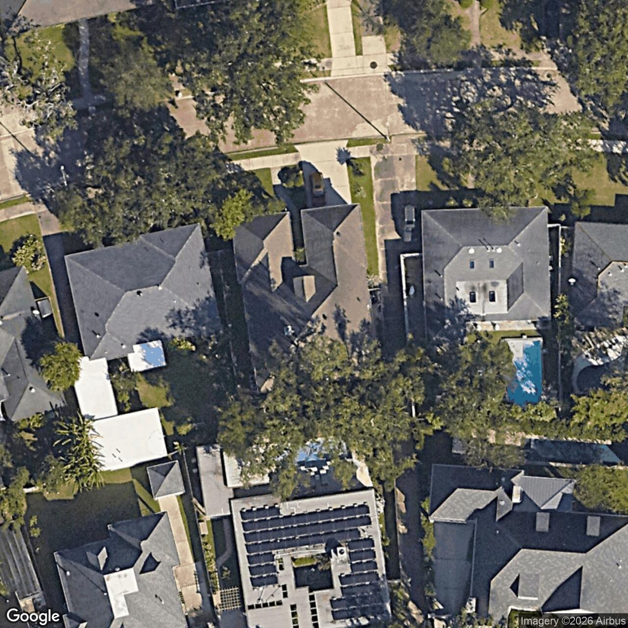 Satellite View for 476 Crystal St, New Orleans, LA 70124