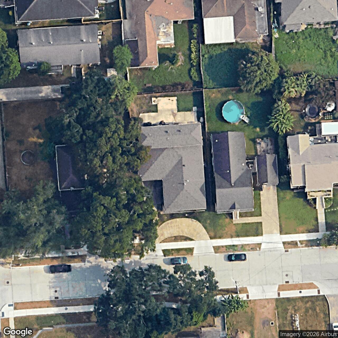 Satellite View for 1417 Gardena Dr, New Orleans, LA 70122