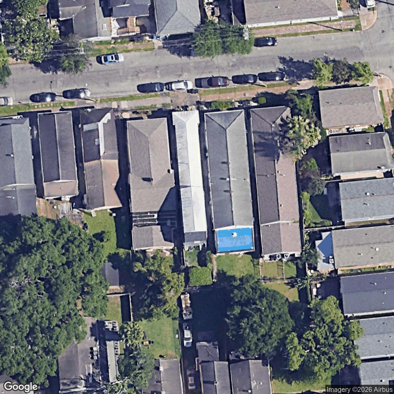 Satellite View for 3916 Laurel St, New Orleans, LA 70115