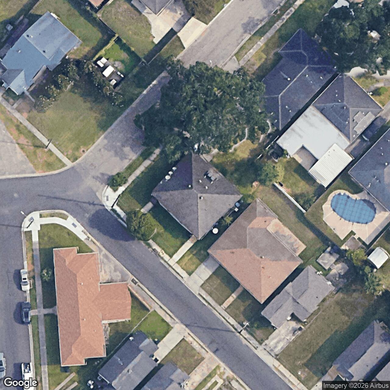 Satellite View for 3837 Havana Pl, New Orleans, LA 70122
