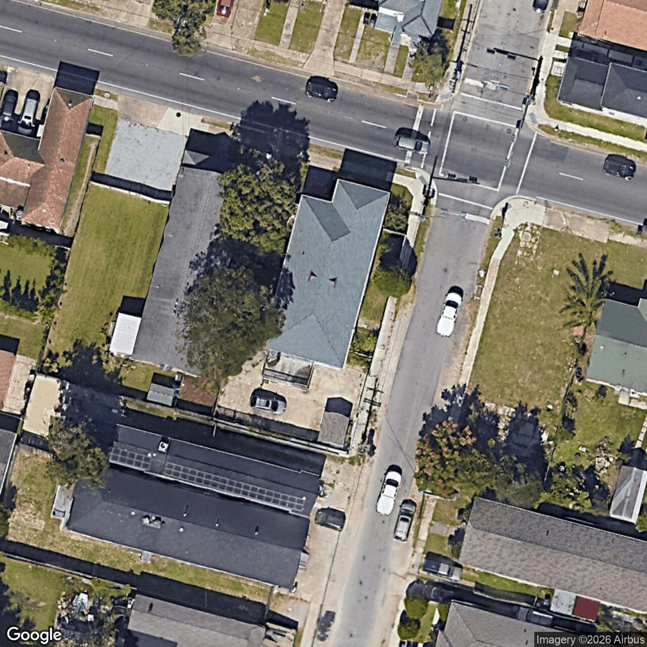 Satellite View for 4034 N Robertson St, New Orleans, LA 70117
