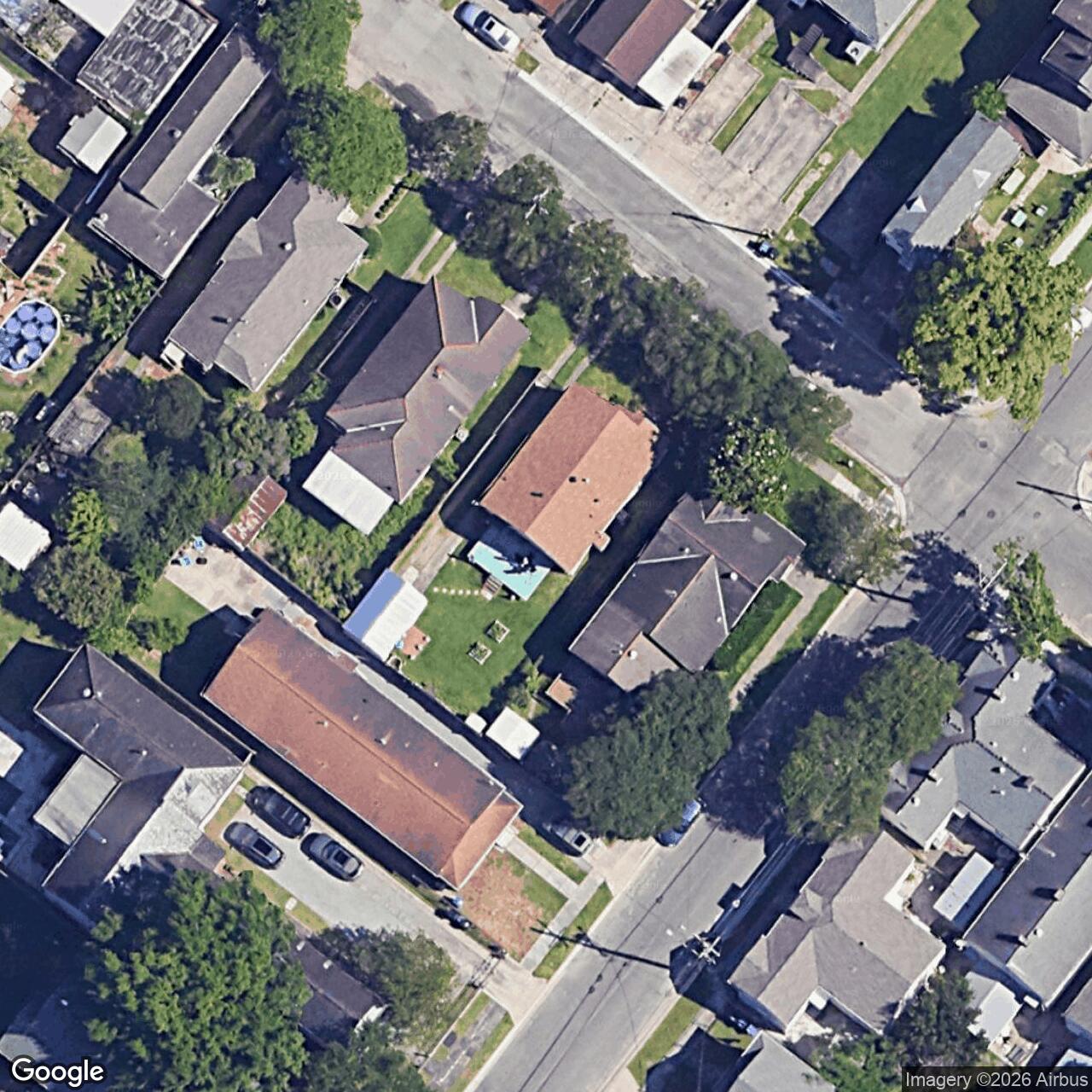 Satellite View for 4206 St Peter St, New Orleans, LA 70119