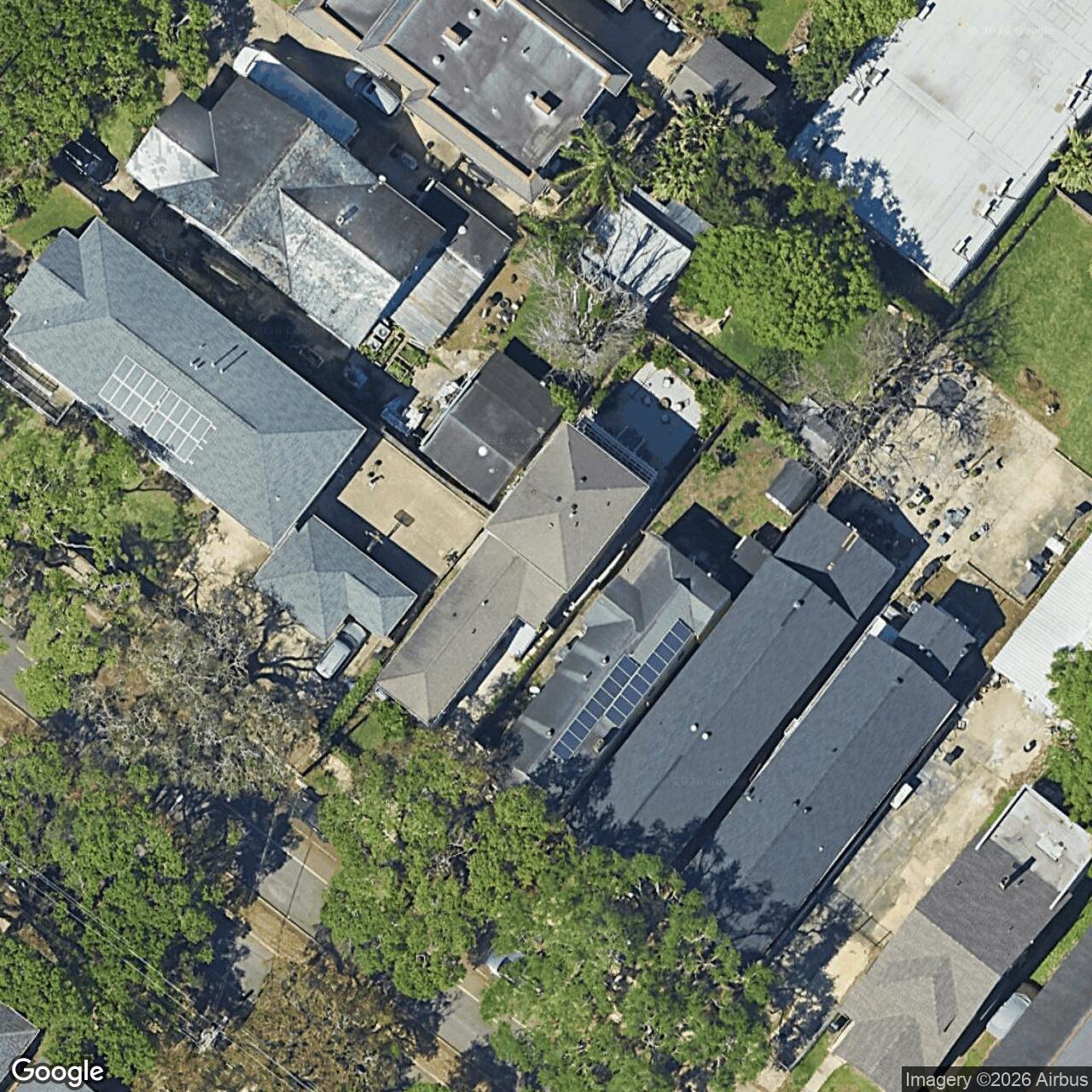 Satellite View for 4037 Banks St, New Orleans, LA 70119