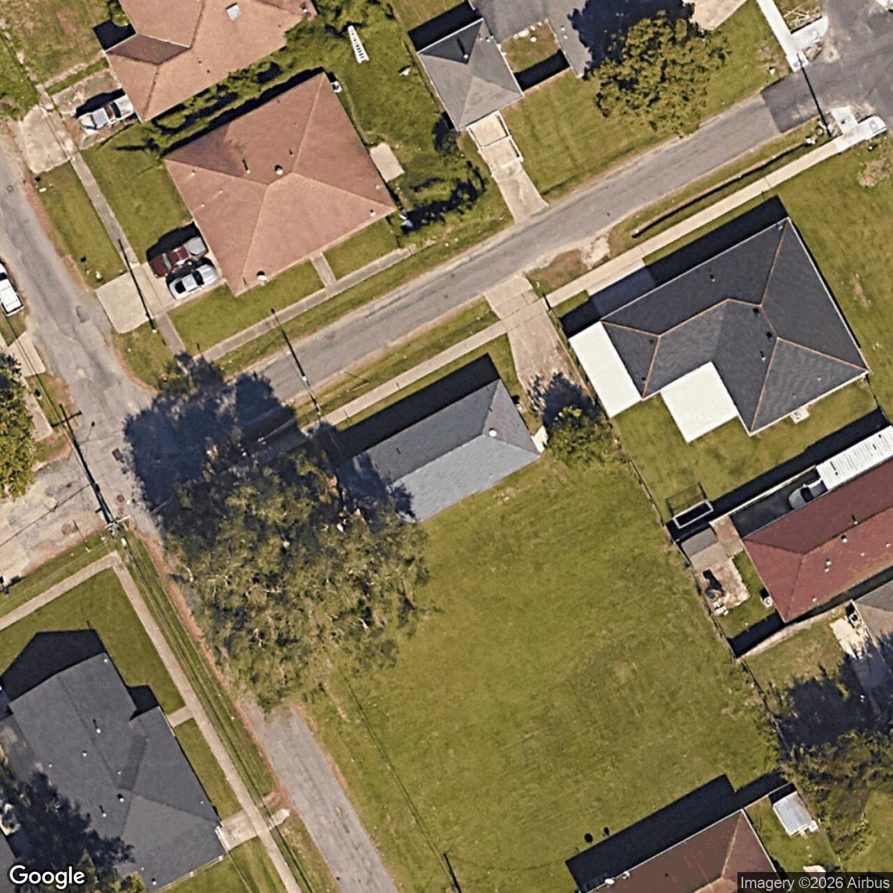 Satellite View for 7833 Burke Rd, New Orleans, LA 70187