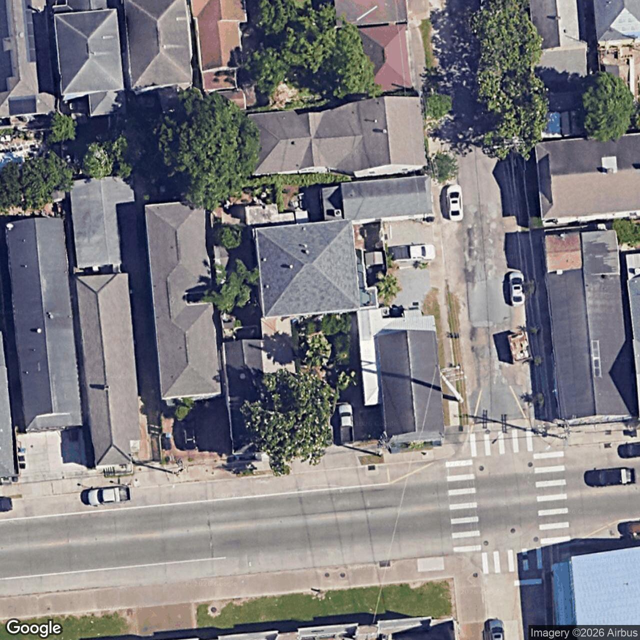 Satellite View for 4207 Tchoupitoulas St, New Orleans, LA 70115