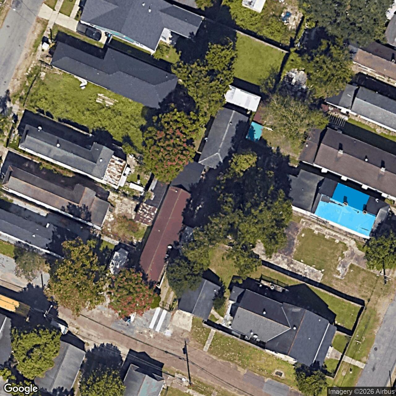 Satellite View for 6315 Royal St, New Orleans, LA 70117