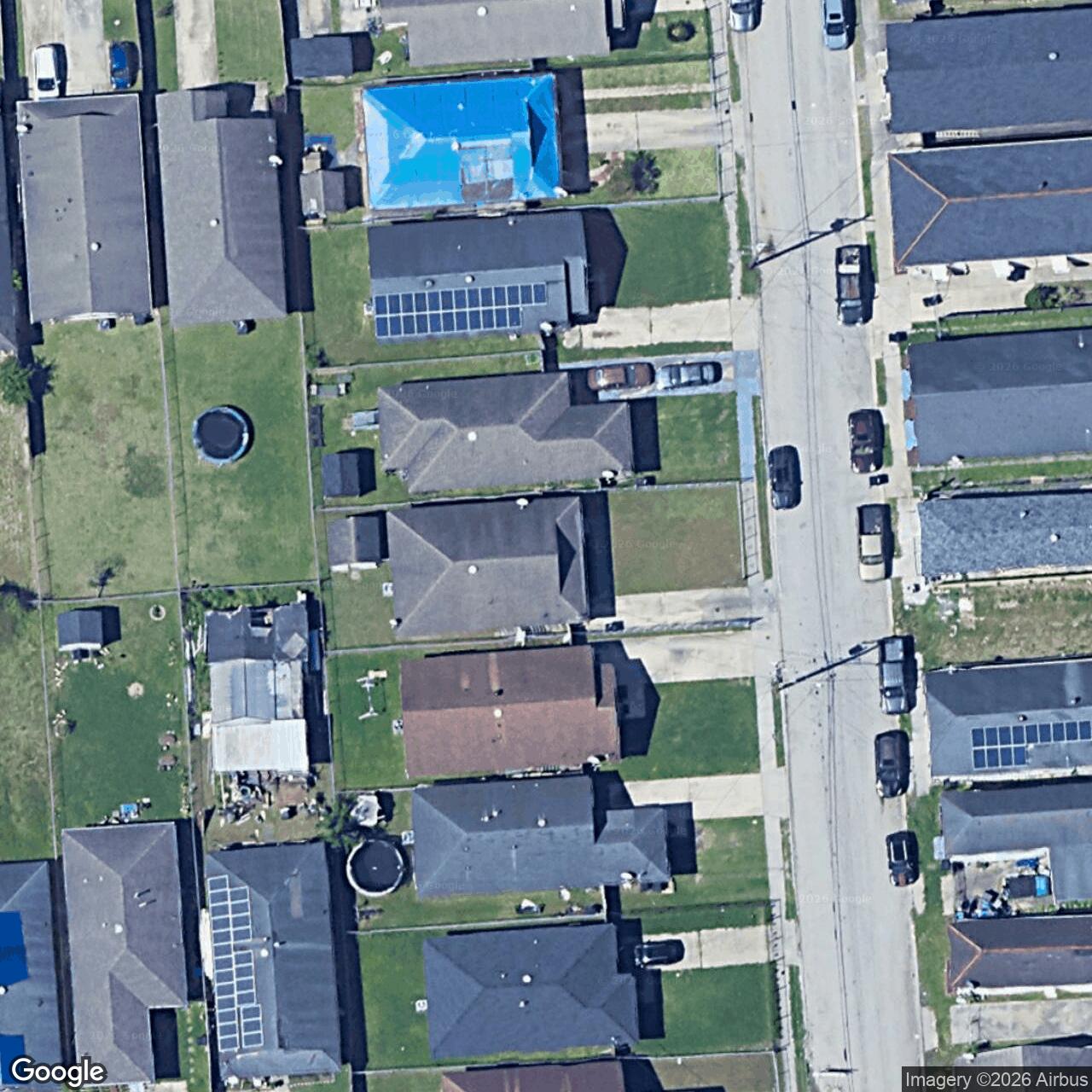 Satellite View for 1916 Touro St, New Orleans, LA 70116