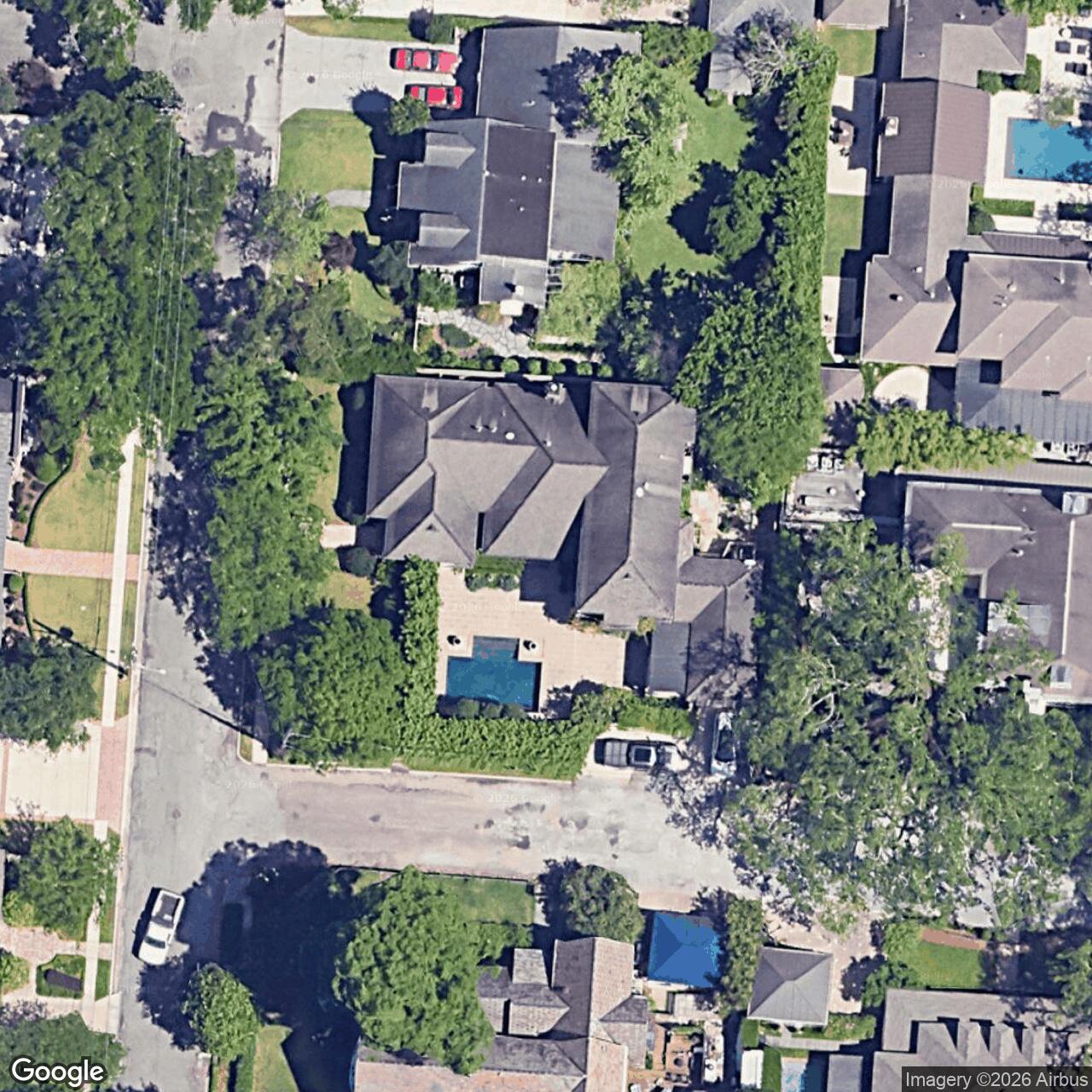 Satellite View for 401 Bellaire Dr, New Orleans, LA 70124