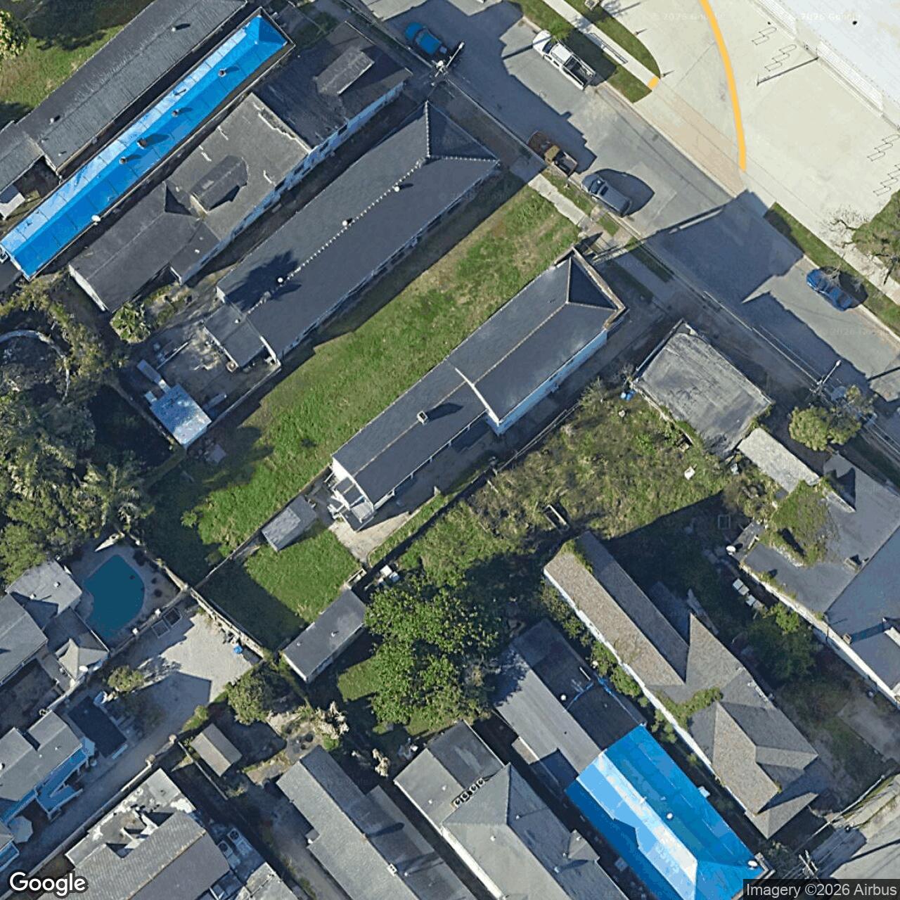 Satellite View for 1322 Kerlerec St, New Orleans, LA 70116